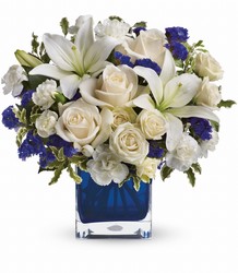 Teleflora's Sapphire Skies Bouquet from Olney's Flowers of Rome in Rome, NY